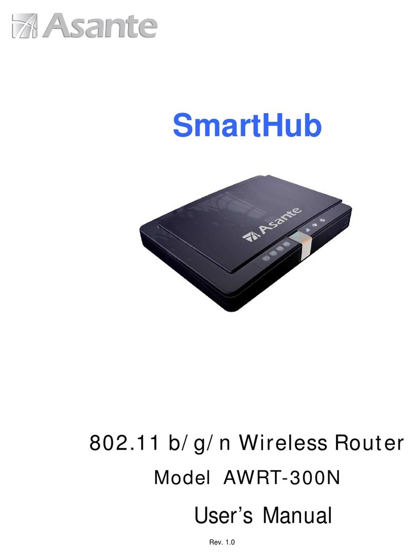 Asante SmartHub AWRT-300N user manual