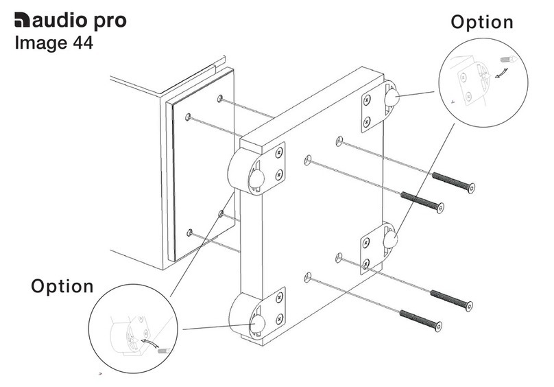 Audio Pro Image Series Image 44 Mounting instructions