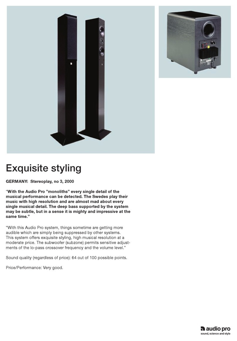 Audio Pro Image Series Image 40 Features