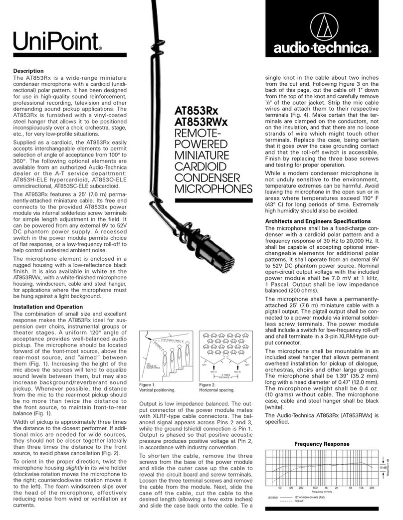 Audio Technica UniPoint AT853RWx Product information