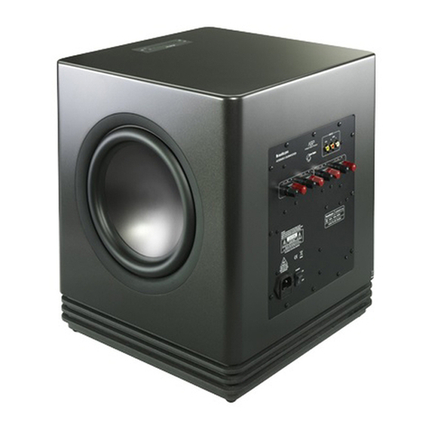 Audio Pro Sub Ace Bass 3 instruction manual