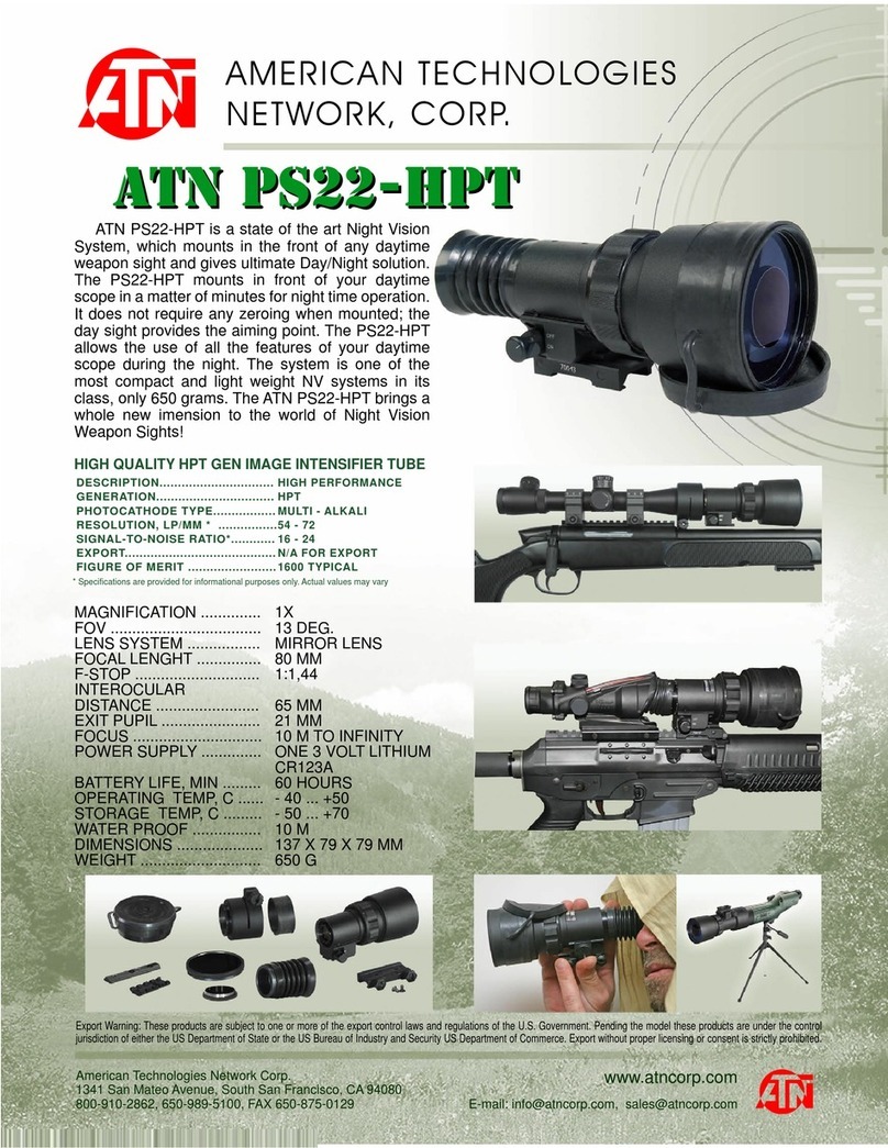 ATN PS22-HPT User manual