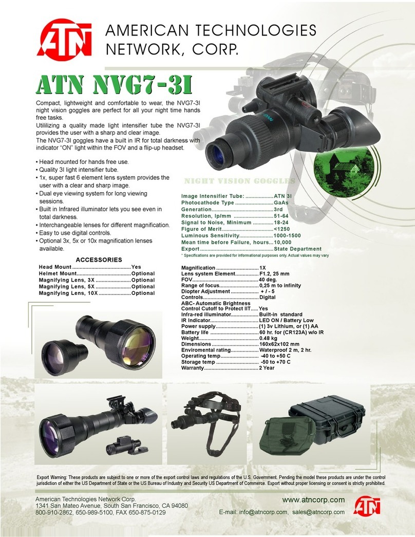 ATN NVG7-3I Specifications