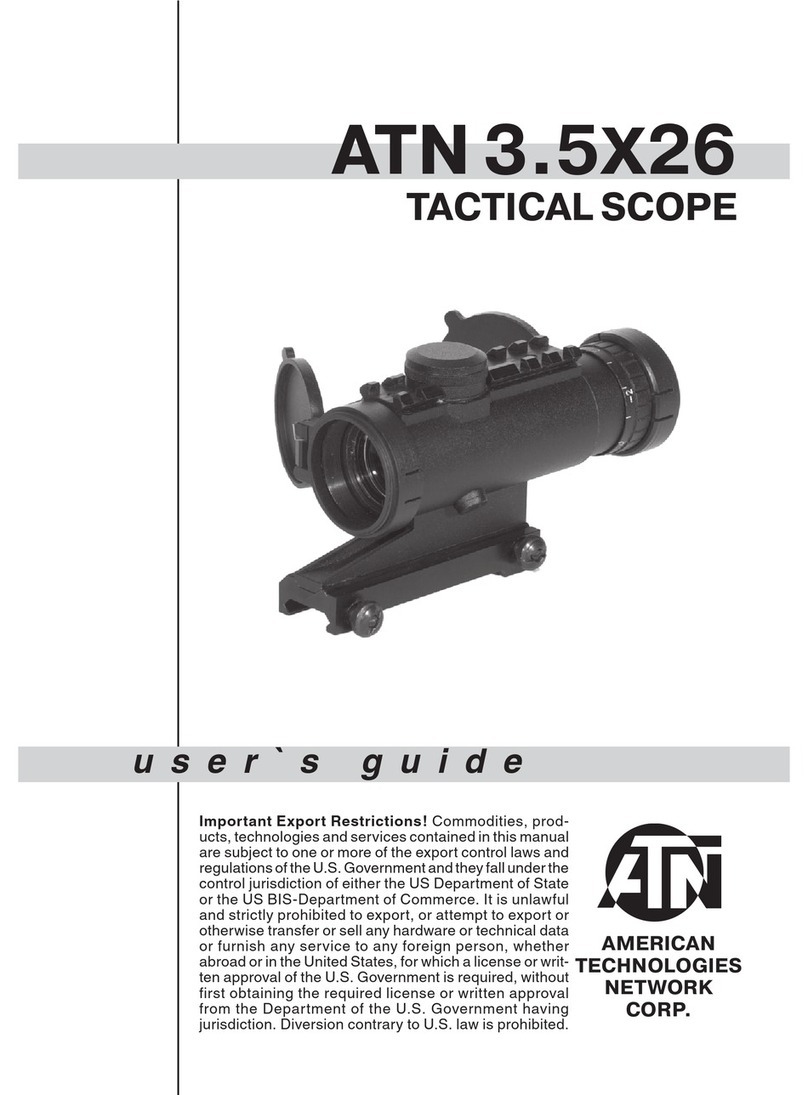 ATN 3.5X26 User manual