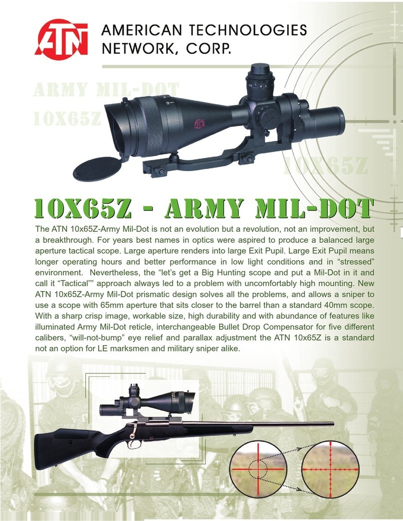 ATN 10x65Z-Army Mil-Dot Specifications