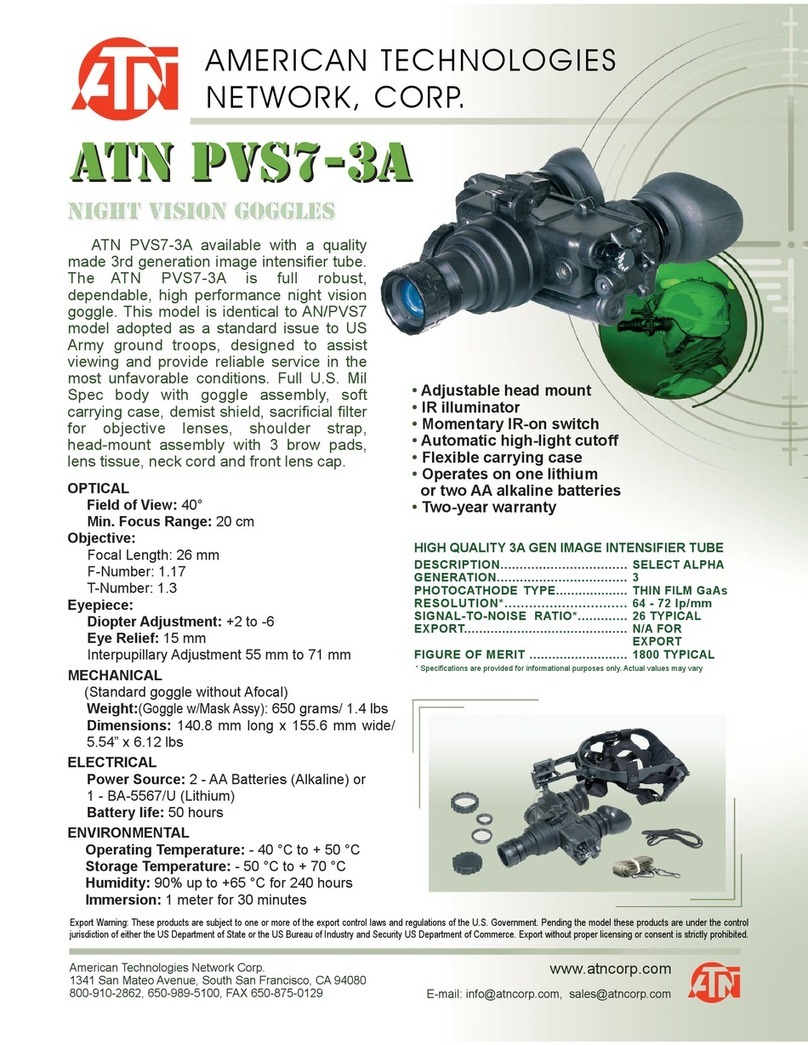 ATN PVS7-3A Specifications