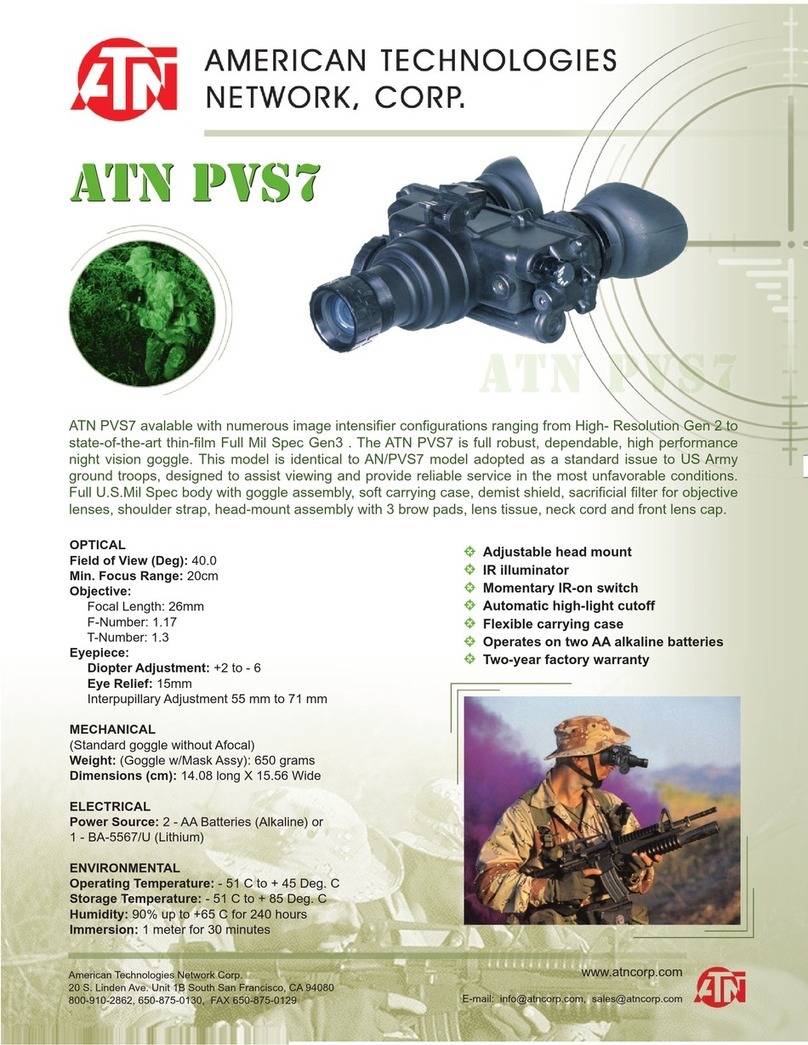 ATN PVS7-3 User manual