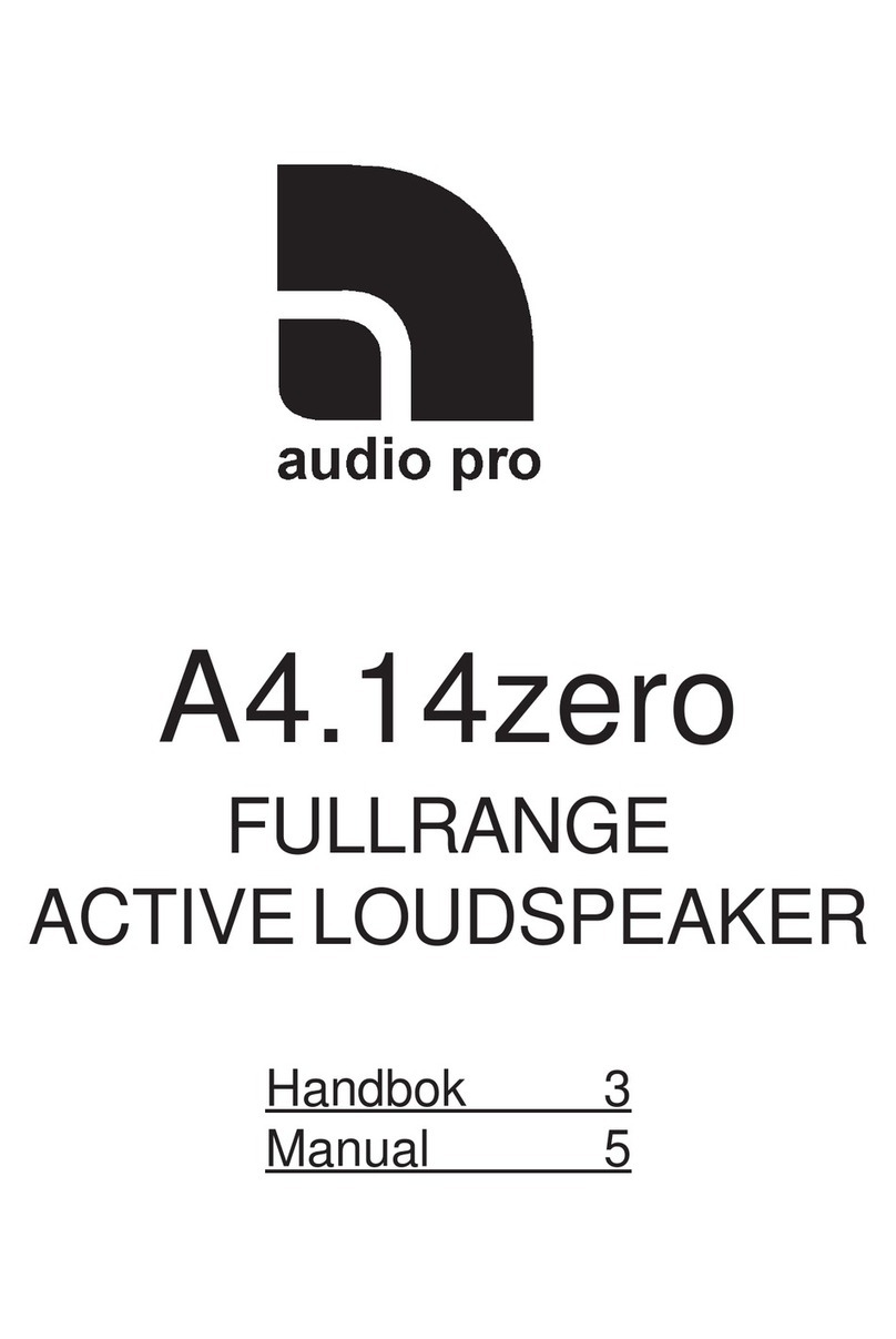 Audio Pro A4.14 Zero manual