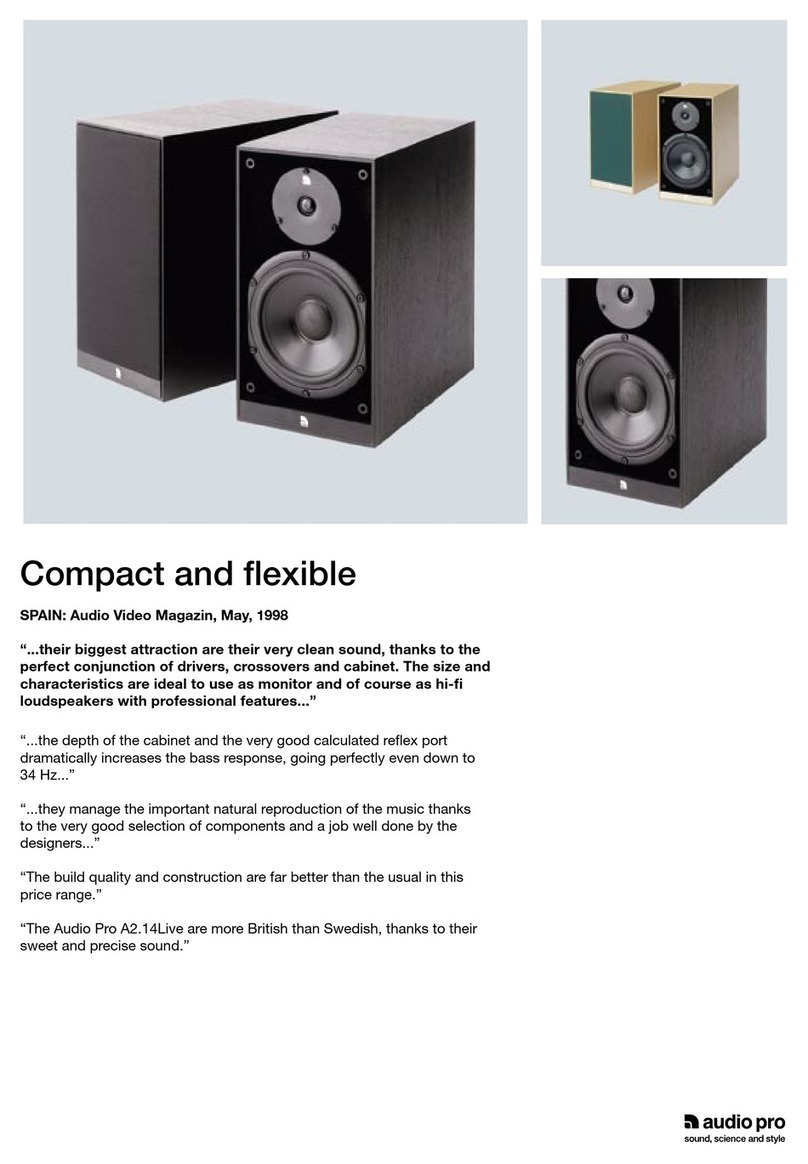 Audio Pro A2.14 Live brochure