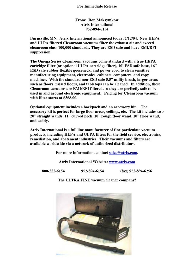 Atrix Omega Backpack release note