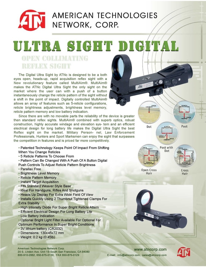 ATN Ultra Sight Digital User manual