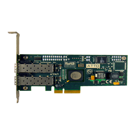 ATTO Technology Celerity FC-21PS Installation and operation manual