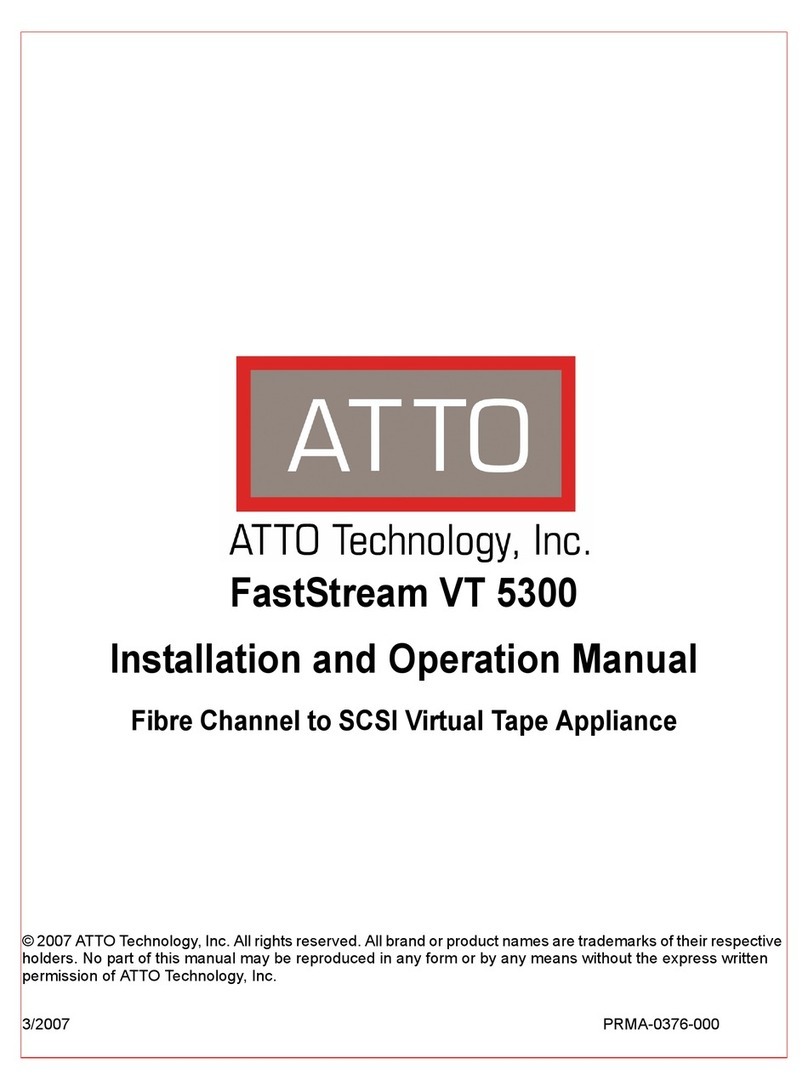 ATTO Technology FastStream VT 5300 User manual