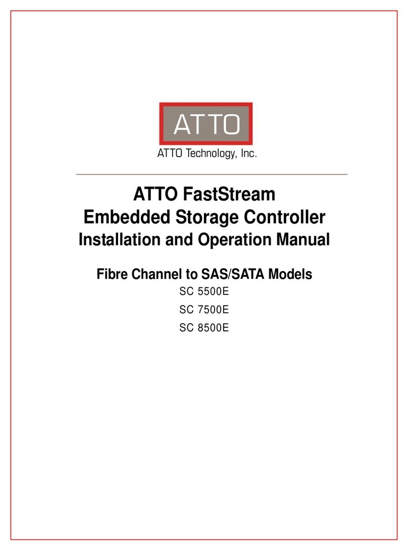 ATTO Technology FastStream SC 5500E User manual