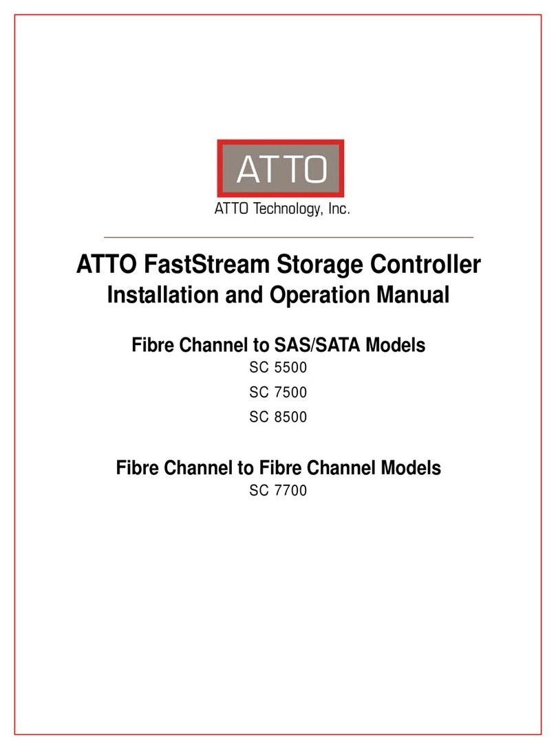 ATTO Technology FastStream SC 5500 User manual
