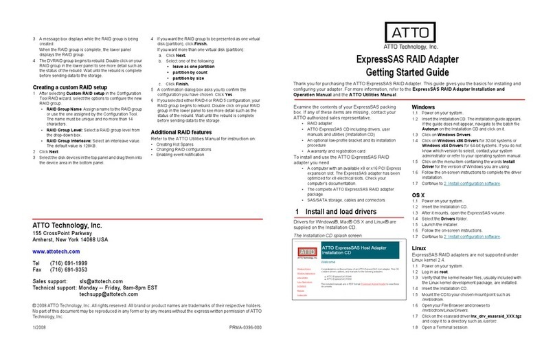 ATTO Technology R30F User manual