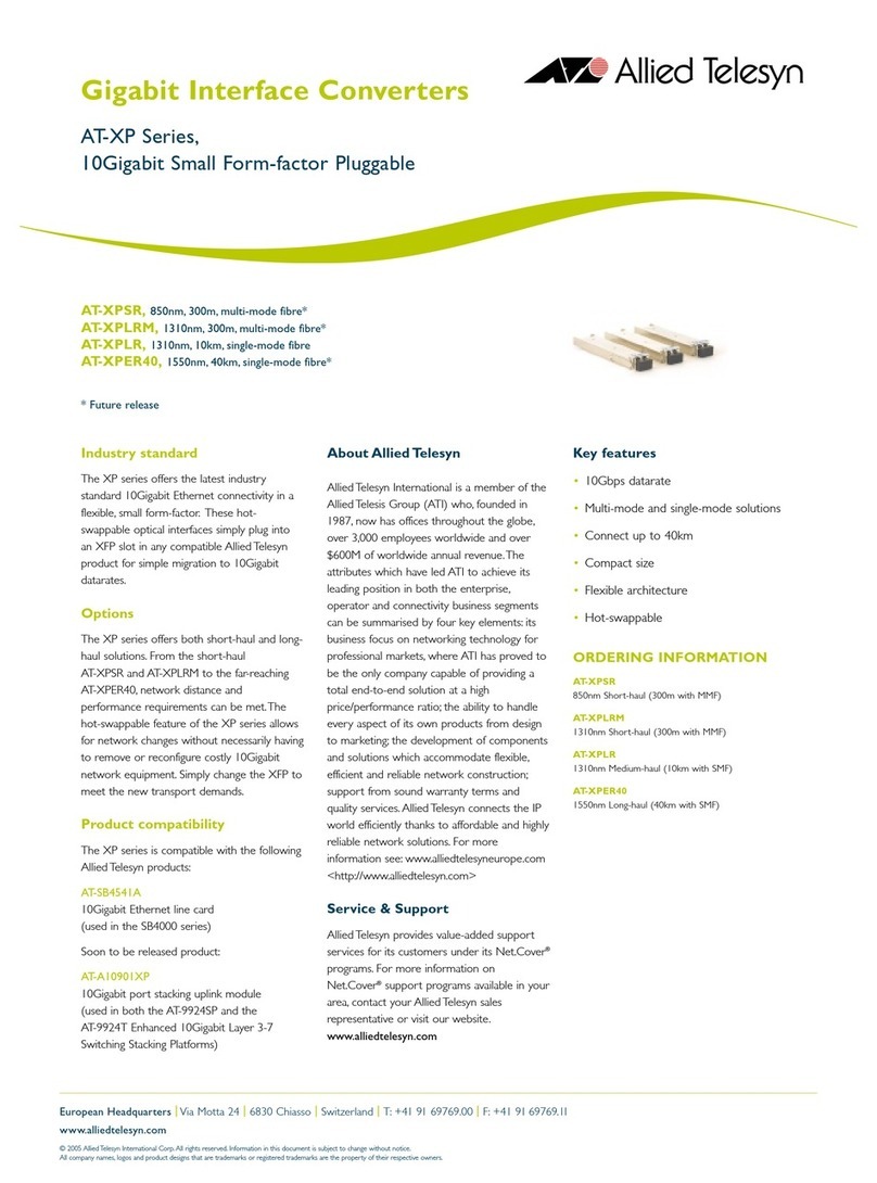 Allied Telesis AT-9924SP datasheet