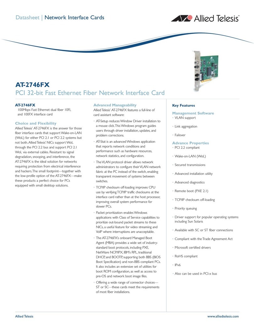 Allied Telesis AT-2746FX datasheet