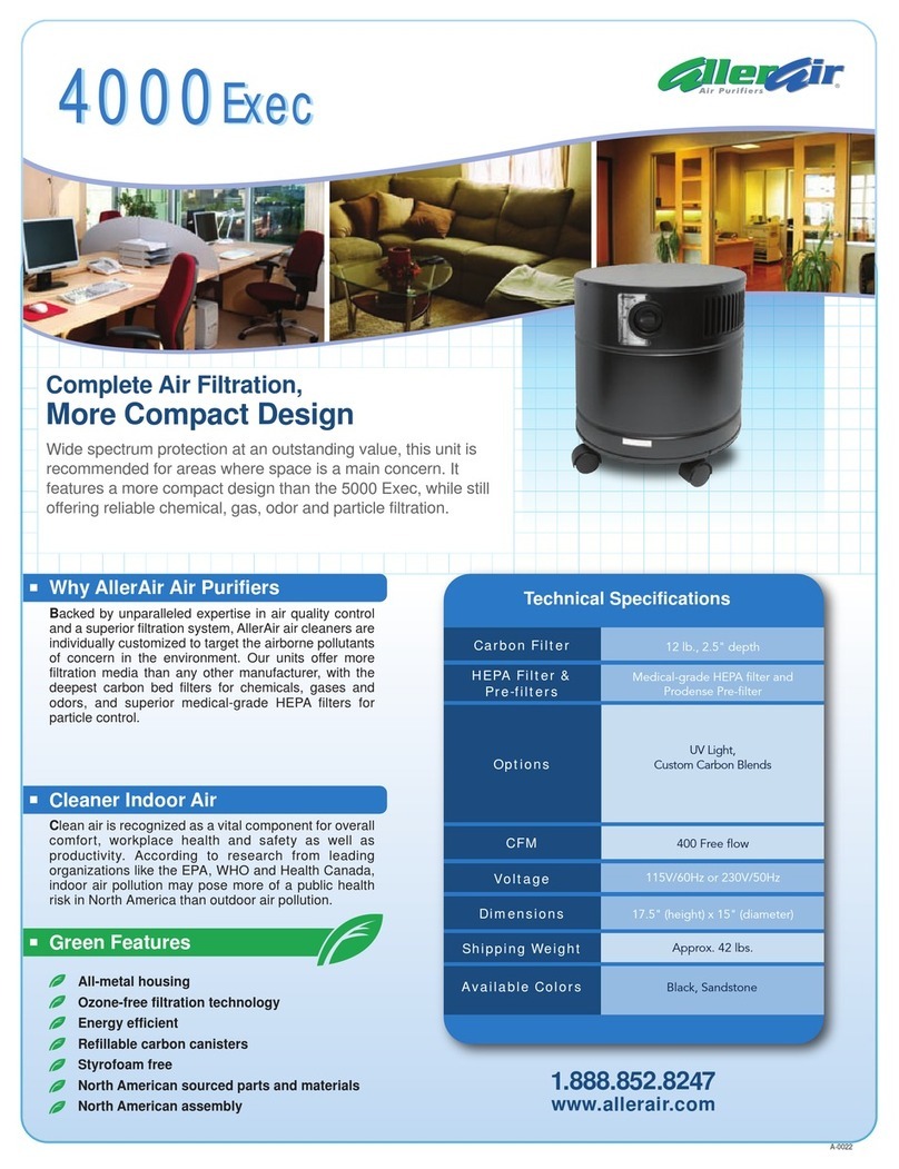 AllerAir 4000 Exec Technical specifications