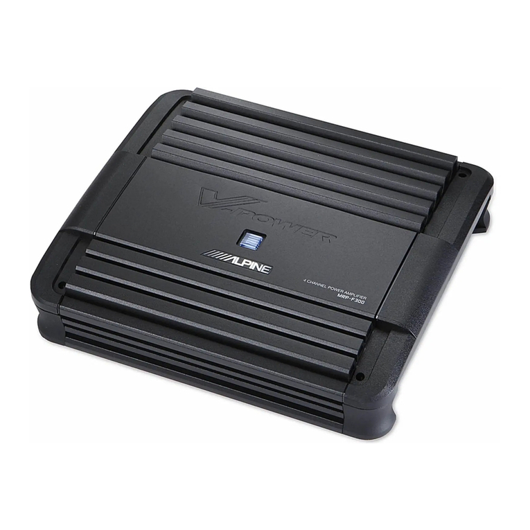 Alpine MRP-F300 User manual