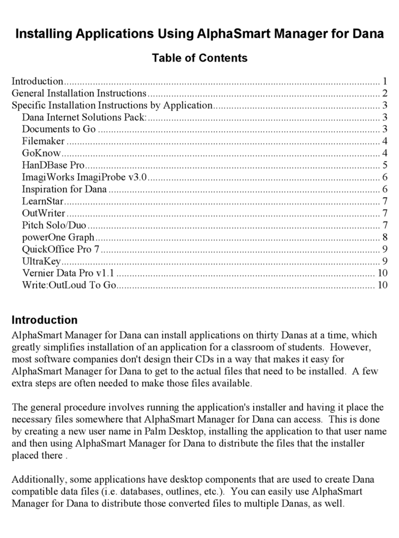 Alphasmart Manager for Dana install guide