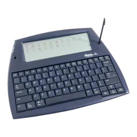 Alphasmart Manager for Dana Installation and operating instructions