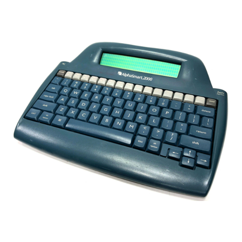 Alphasmart AS 2000 User manual