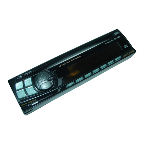 Alpine CDE-7856 User manual