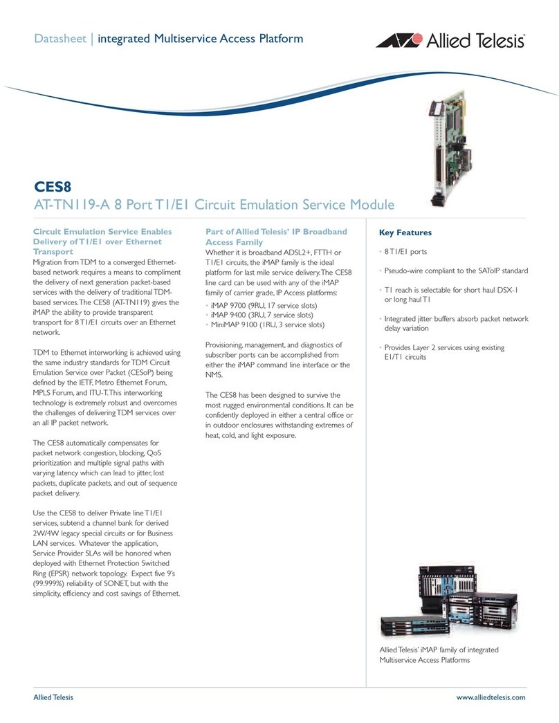 Allied Telesis AT-TN119-A Specifications