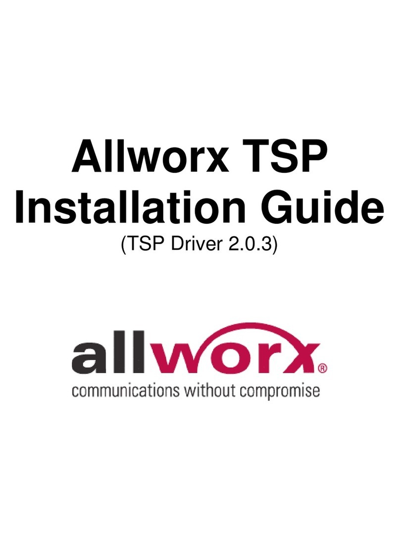 Allworx Allworx 10x User manual