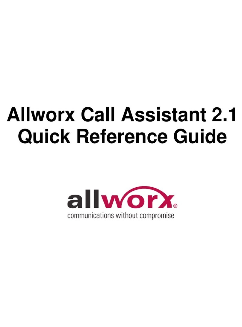 Allworx 9102 User manual
