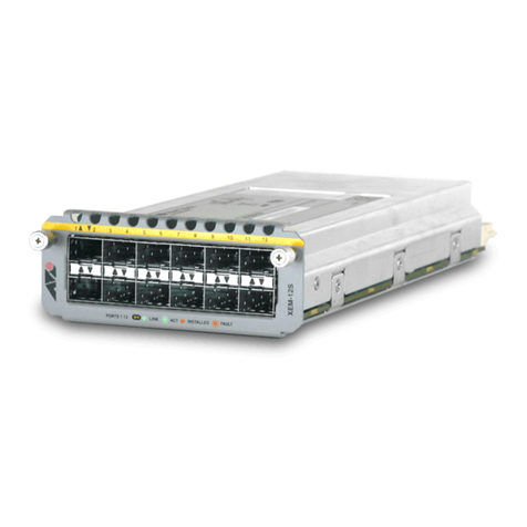 Allied Telesis AT-XEM-12S User manual
