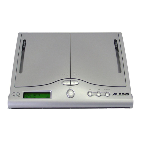 Alesis CD Twin LE Reference manual