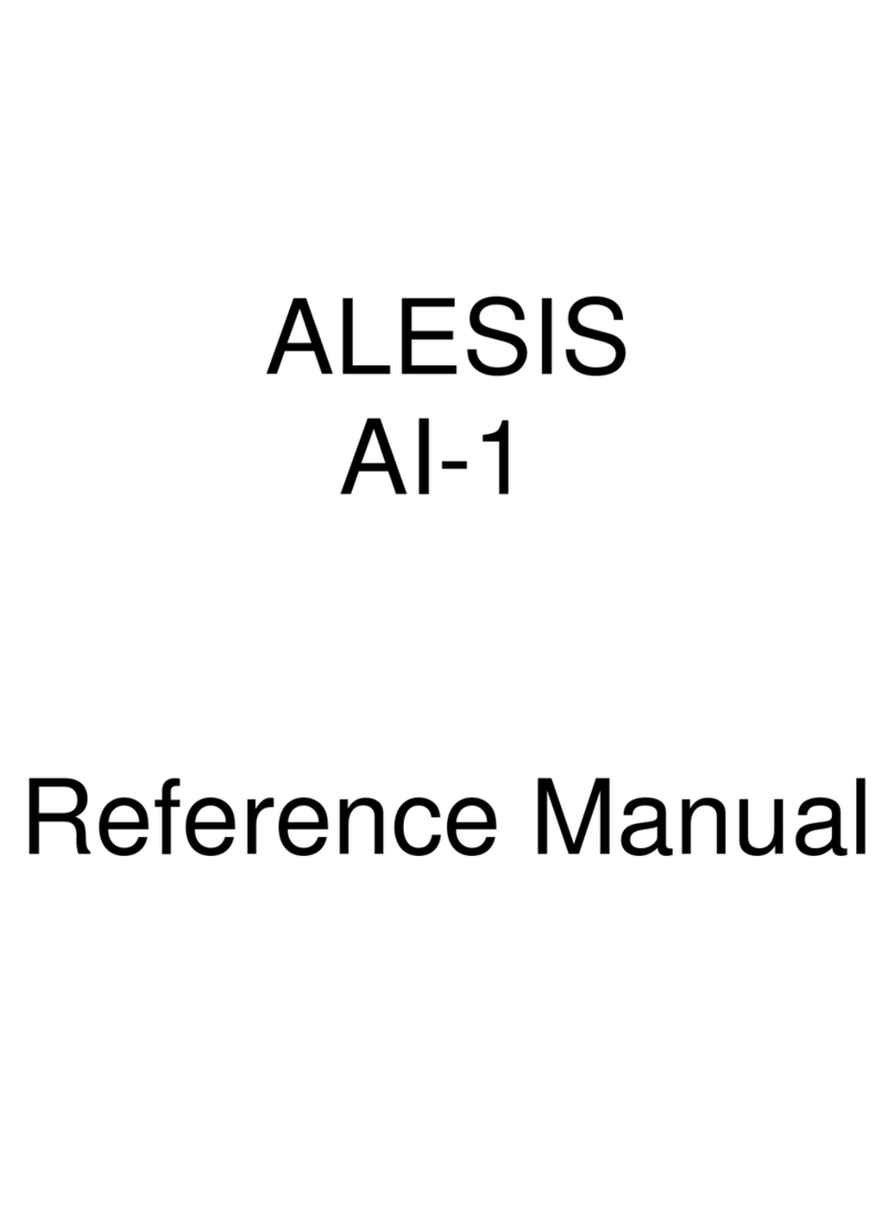 Alesis AI-1 User manual