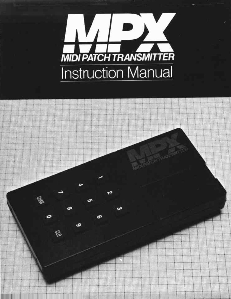 Alesis MPX instruction manual