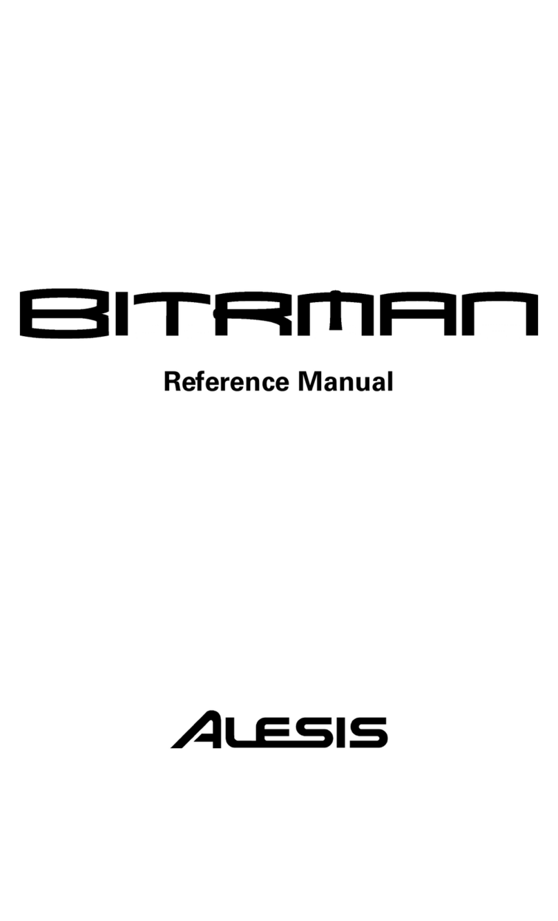 Alesis ModFX Bitrman Reference manual