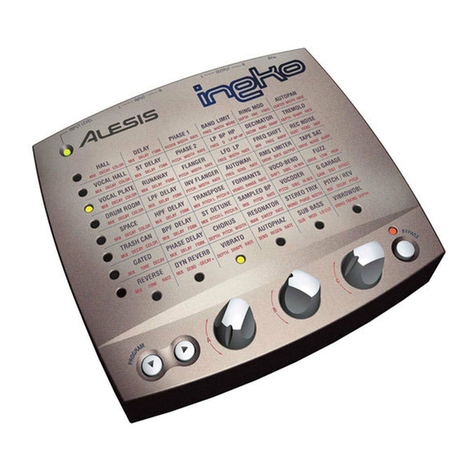 Alesis Ineko Reference manual