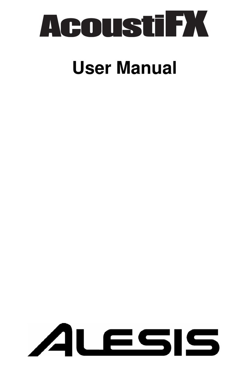 Alesis AcoustiFX user manual