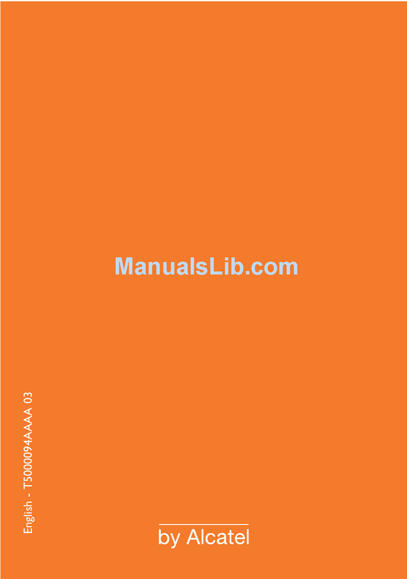 Alcatel One Touch C630 User manual