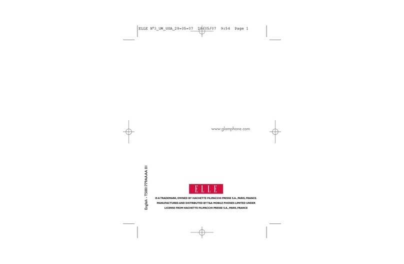 Alcatel Glam Elle 3 User manual