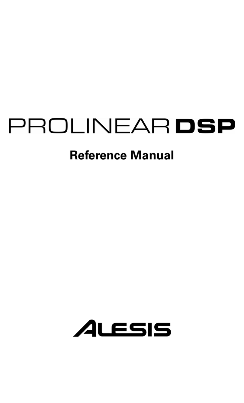 Alesis ProLinear DSP User manual