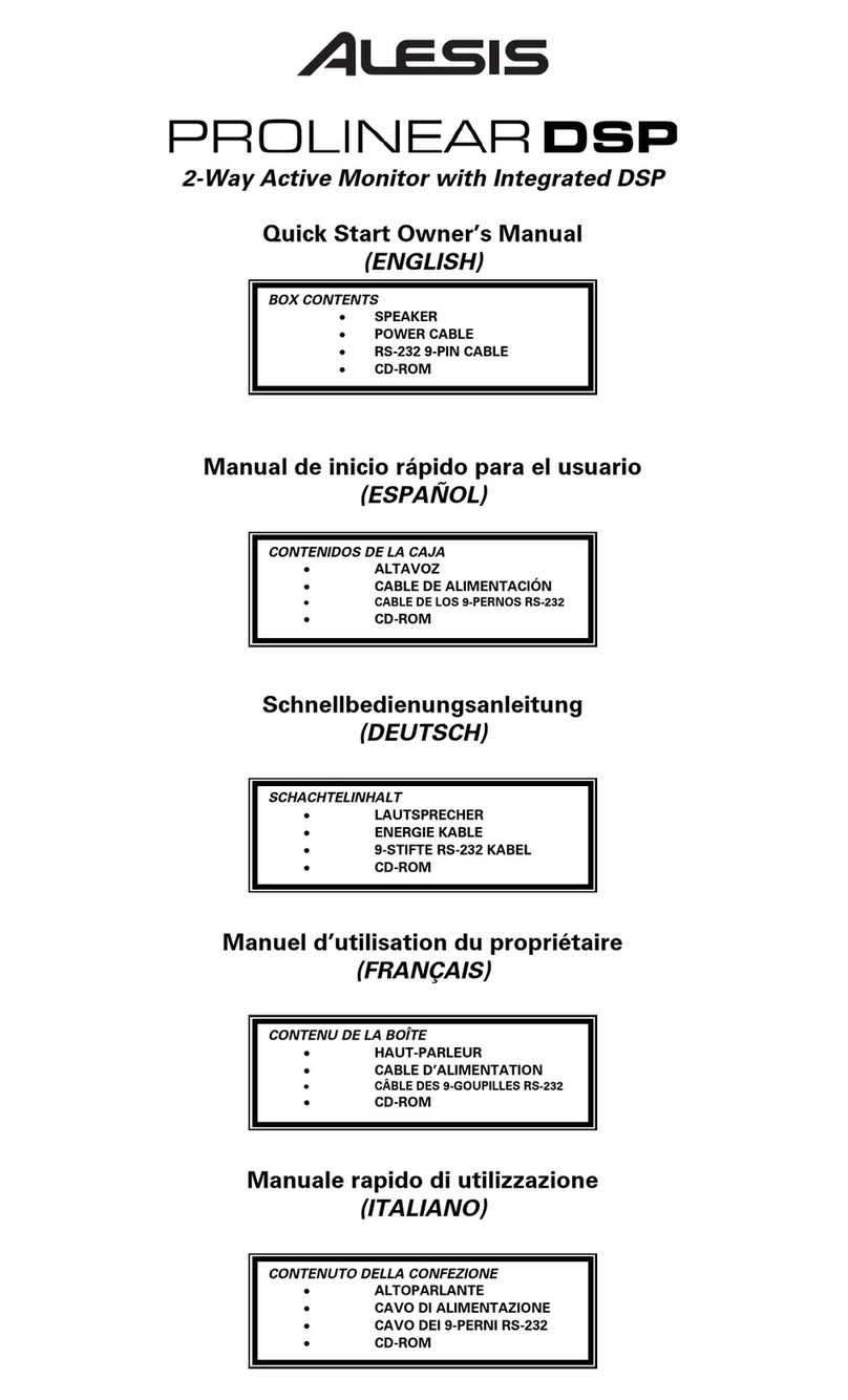 Alesis ProLinear DSP Technical document