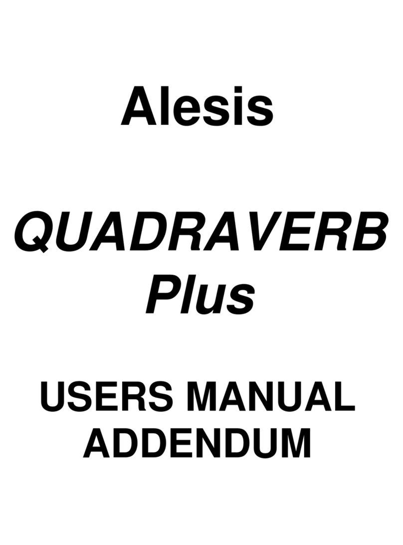 Alesis Plus user manual