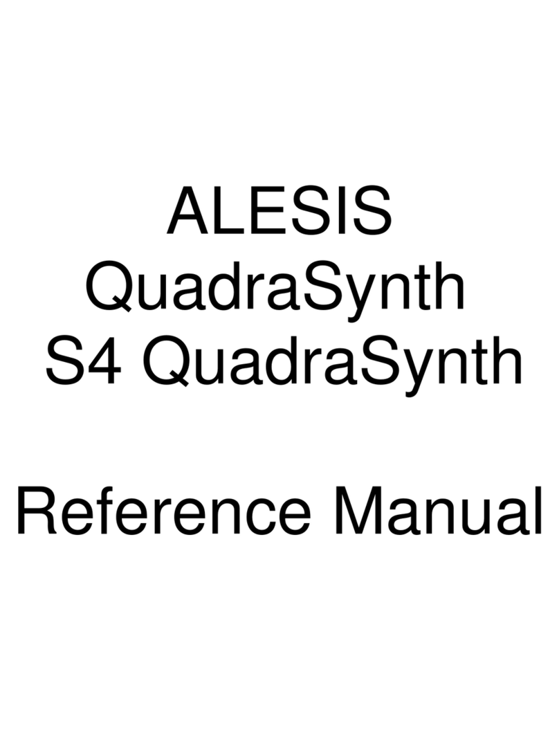 Alesis QuadraSynth User manual
