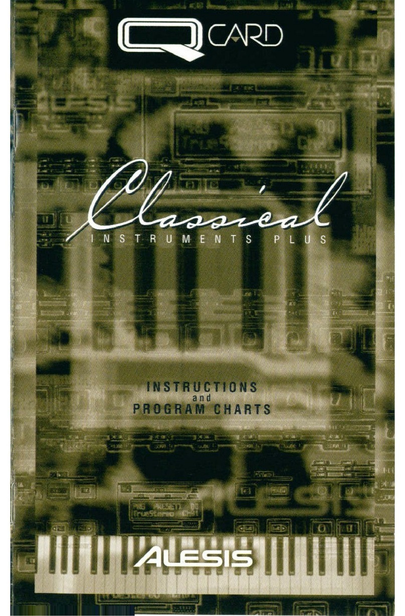 Alesis Classical Instruments Plus User manual