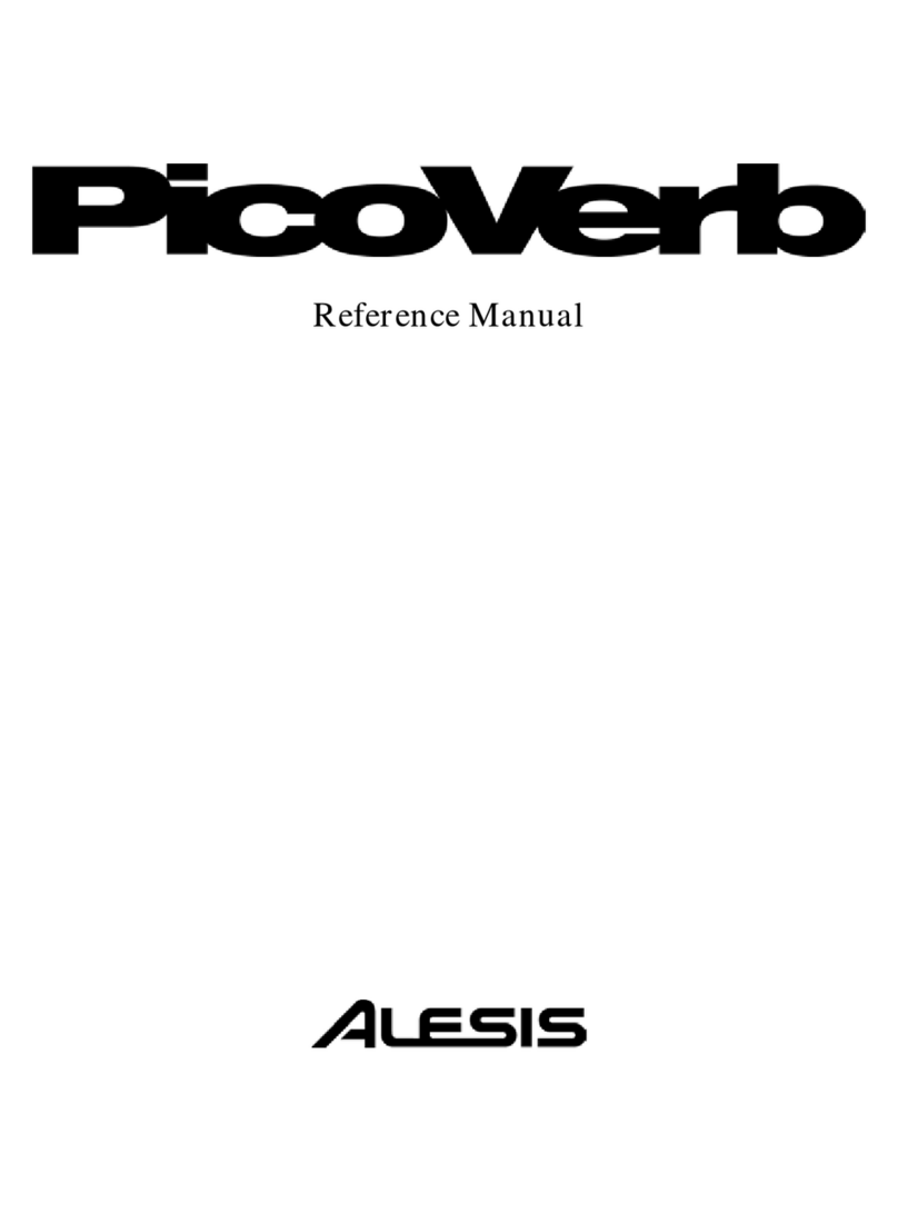 Alesis PicoVerb User manual