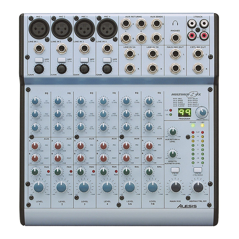 Alesis MultiMix8FX User manual
