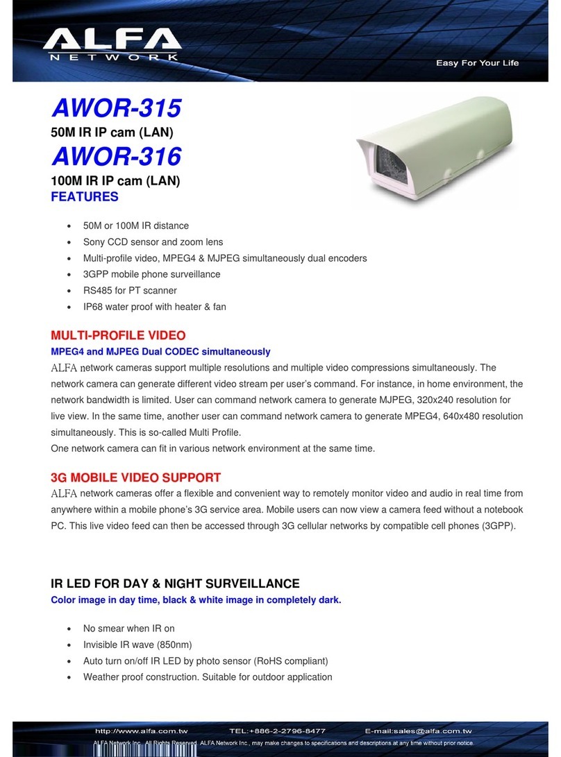 Alfa Network AWOR-315 Specifications