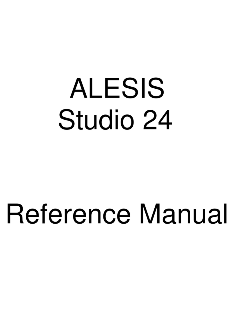 Alesis Studio 24 Reference manual