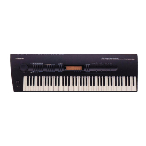 Alesis QuadraSynth Plus User manual